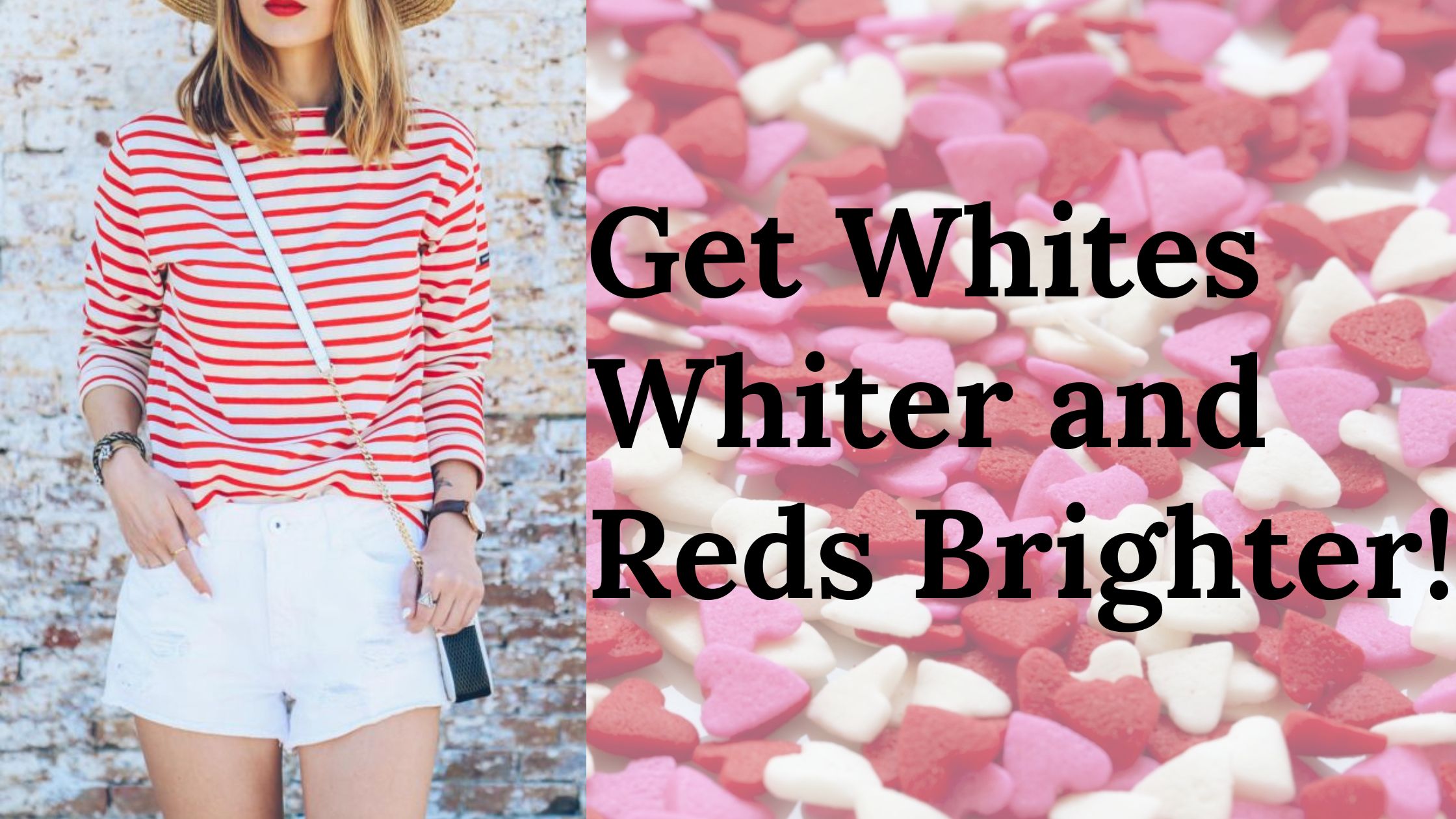 How To Wash Red and White Striped Clothes